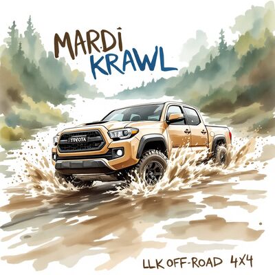 Mardi Krawl — Watercolor